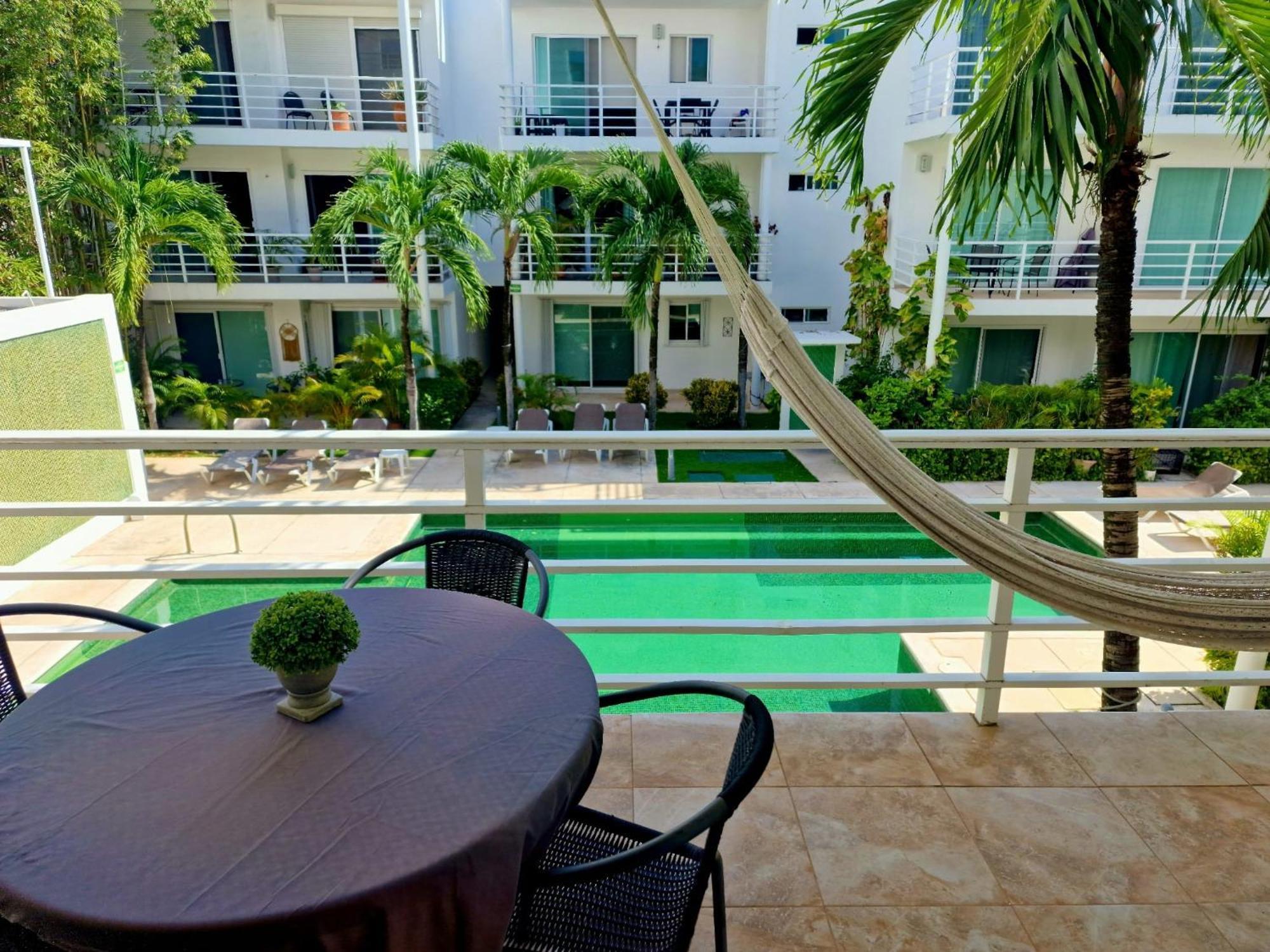 Poolside Tranquil Apartment In Playa Del Carmen Extérieur photo